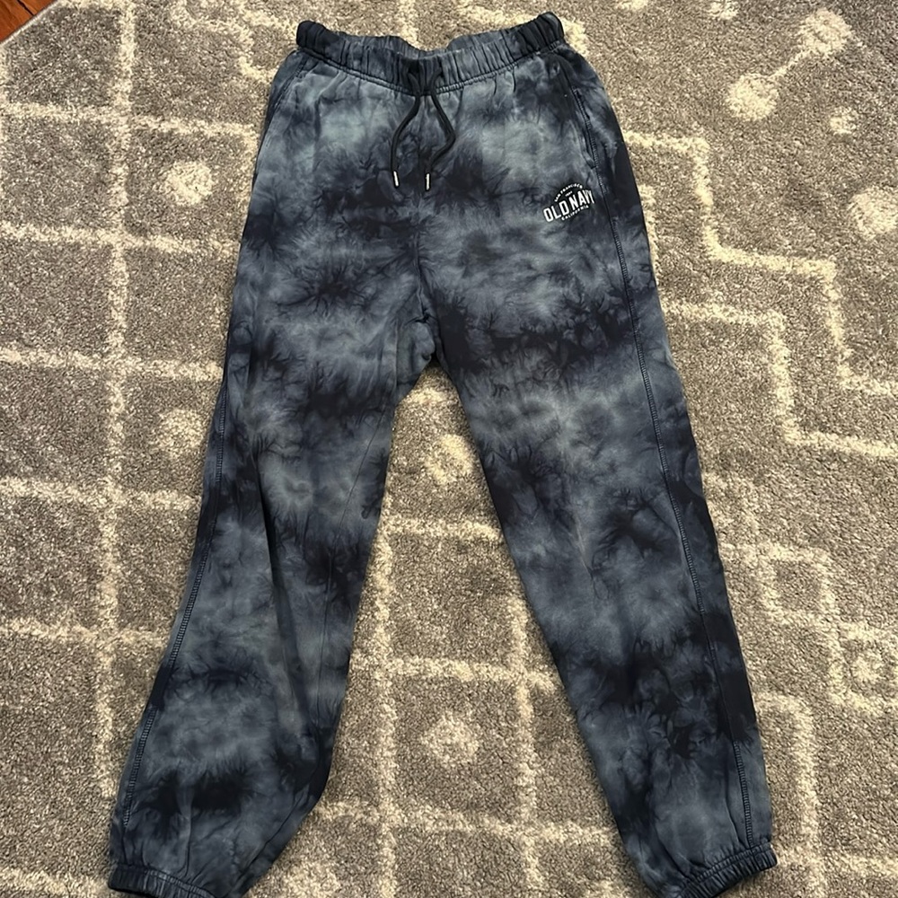 Tie-dye sweatpants, old navy